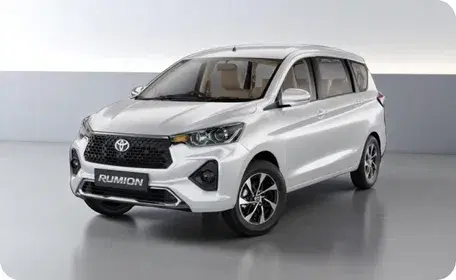 Toyota Rumion in a studio